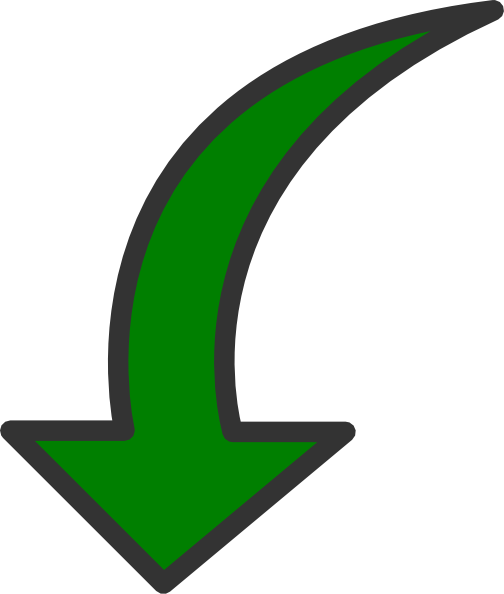 Green Arrow Clip Art - Fortnite Red Arrow Png (504x594)
