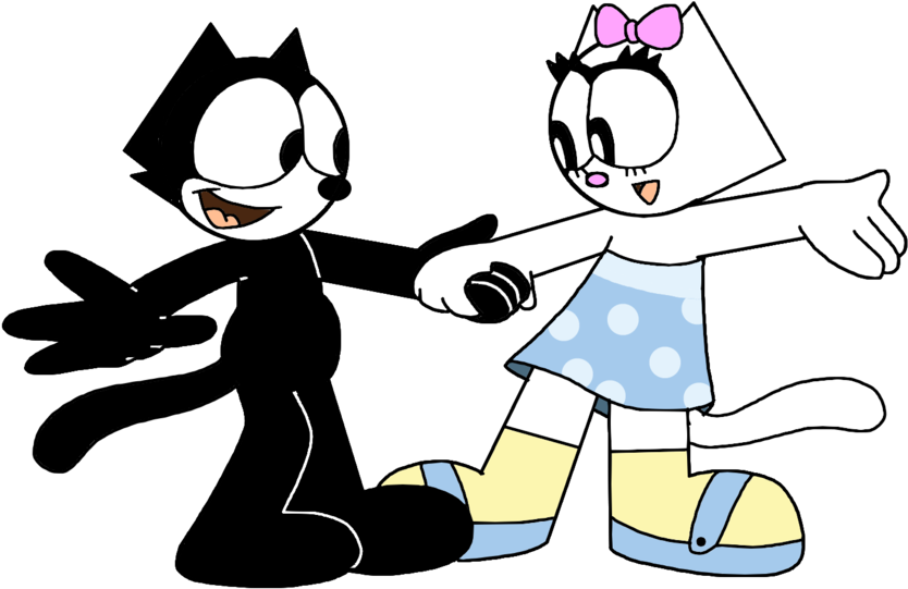 Felix And Kitty Dancing On Valentine's Day By Marcospower1996 - Valentine's Day (1024x702)