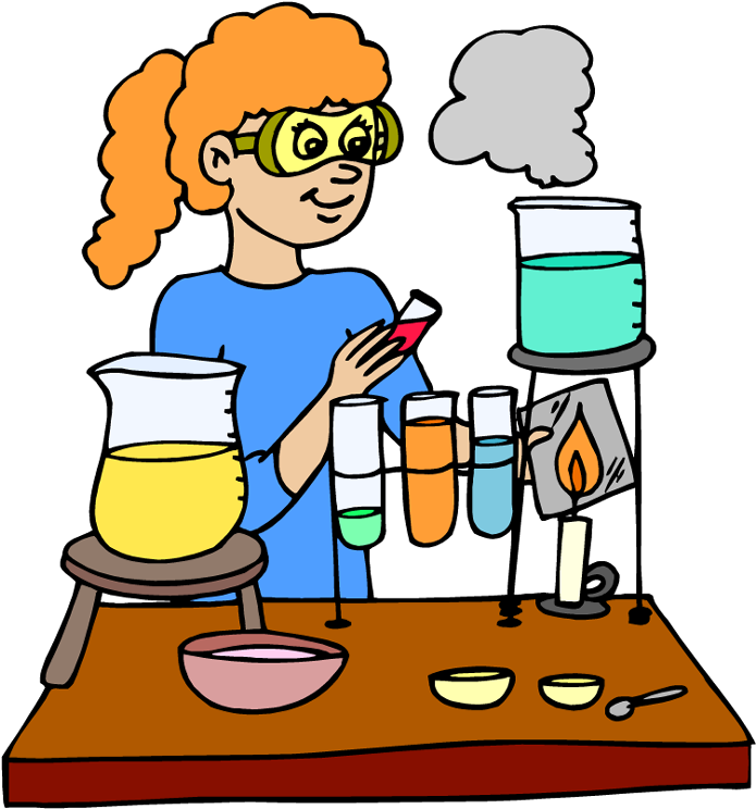 July - Experiment Clipart (728x786)