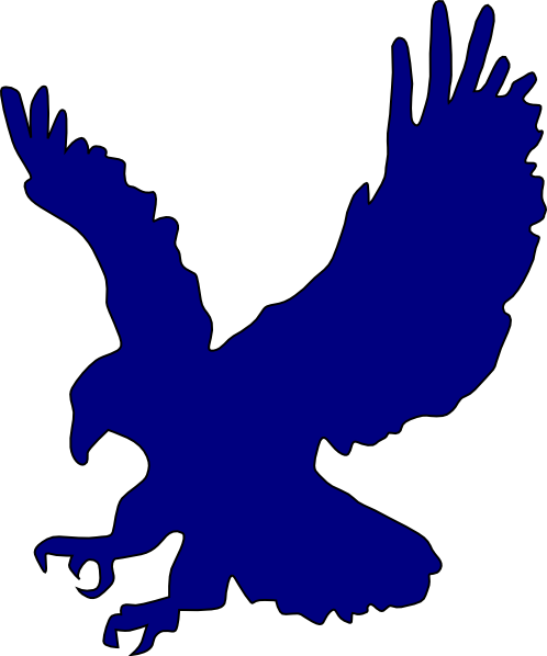 Auburn Clipart Group - Eagle Silhouette (498x598)