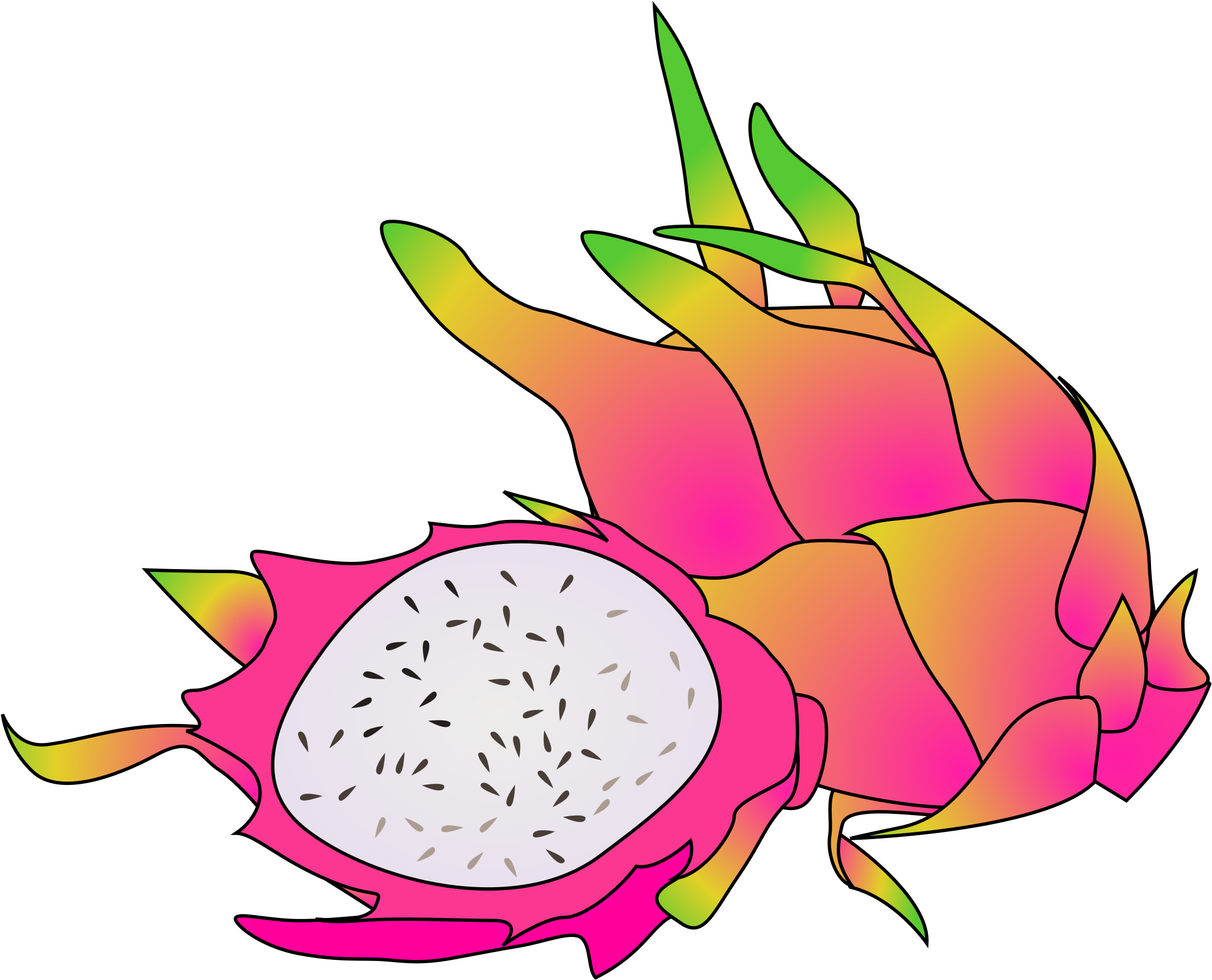 This Free Icons Png Design Of Dragon Fruit - Clip Art Dragon Fruit (2400x1800)