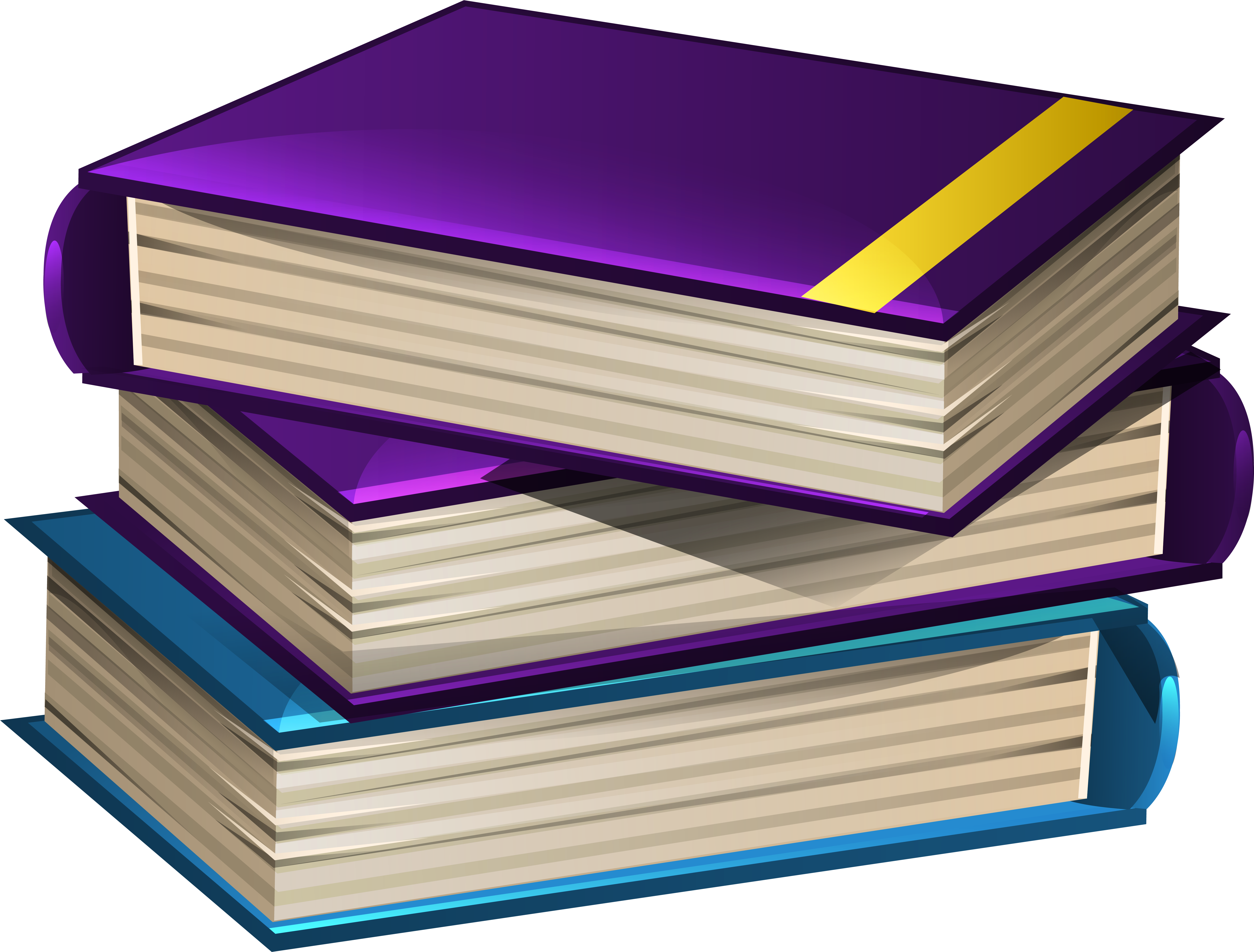 Book School Cliparts - Books Clipart Png (6216x4804)