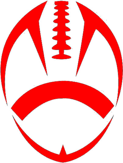 Football Laces Clipart Clipart - American Football Logo Png (452x600)
