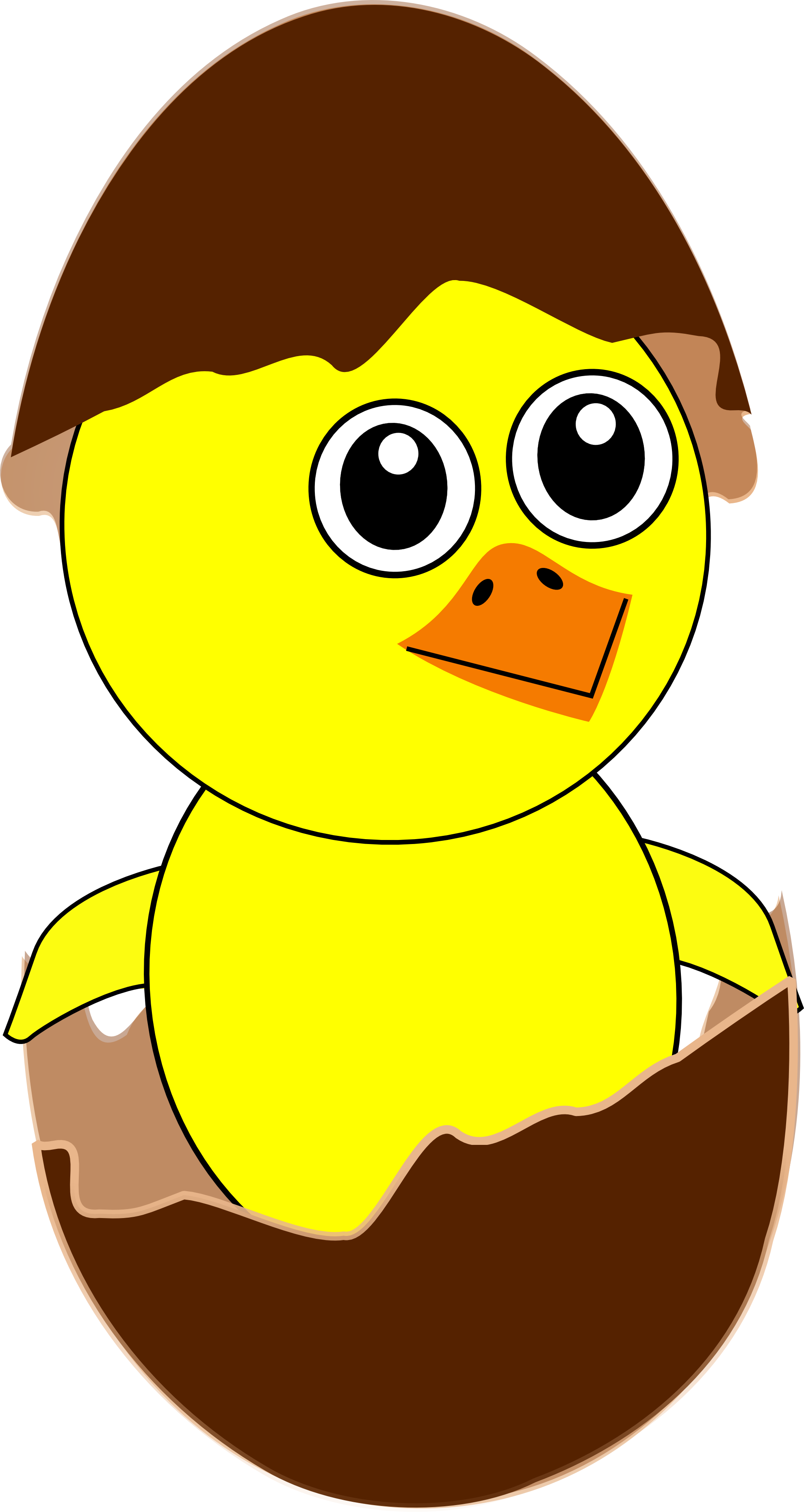 Egg Clipart Clip Art Clipart Panda - Cartoon Chocolate Easter Egg (1979x3719)