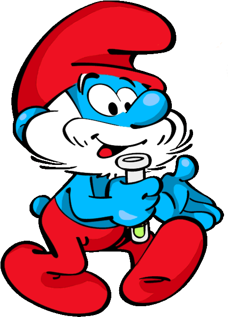 You Can Always Count On Papa Smurf - Papa Smurf (483x685)