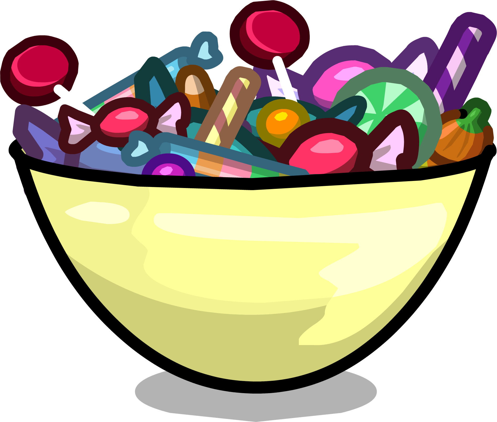 Candy Clipart Bowl Candy - Transparent Candy Bowl Clipart (1895x1607)