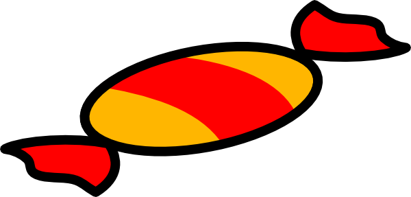 Candy Clip Art - Bonbon Clipart (600x287)