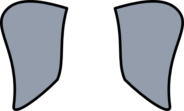 Elephant Ears Clip Art - Elephant Ears Clipart (600x362)