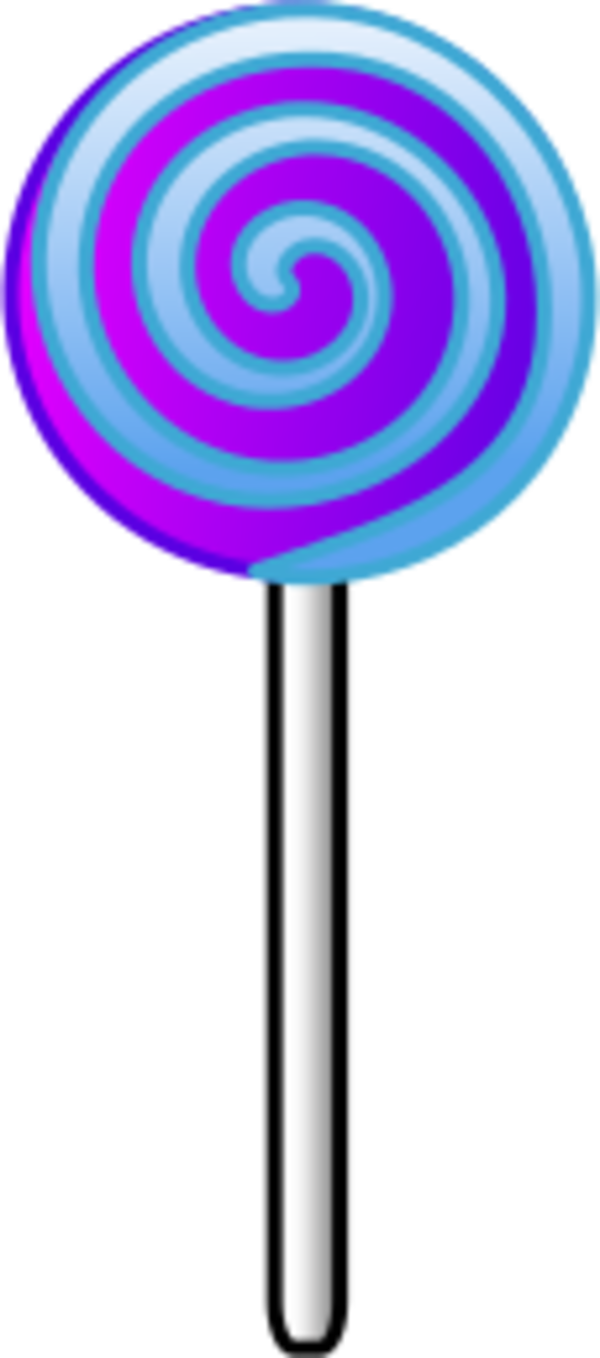Office Clip Art Striped Lollipop Clipart Free Download - Lollipop Cliparts (600x1358)