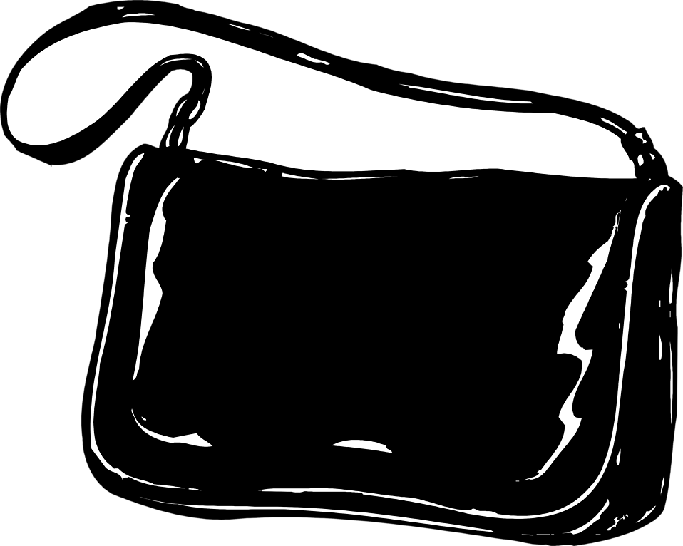Handbags - Purse Clip Art Transparent (958x766)