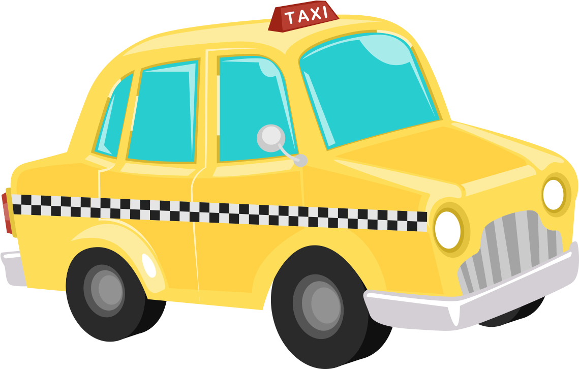 Free To Use &, Public Domain Taxi Clip Art - Cab Clip Art (1200x800)