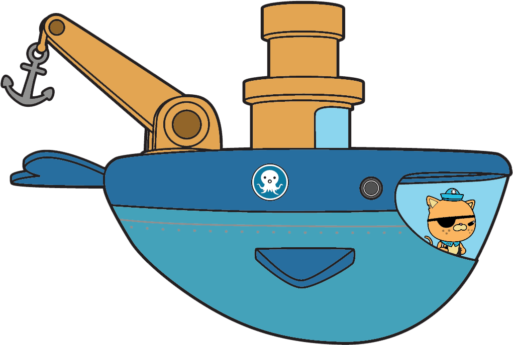 Octonauts Clipart - Octonauts Coloring Gup C (1037x714)