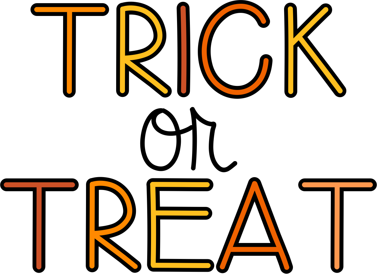 Trunk Or Treat Candy Clipart - Trick Or Treat Clip Art (1201x874)