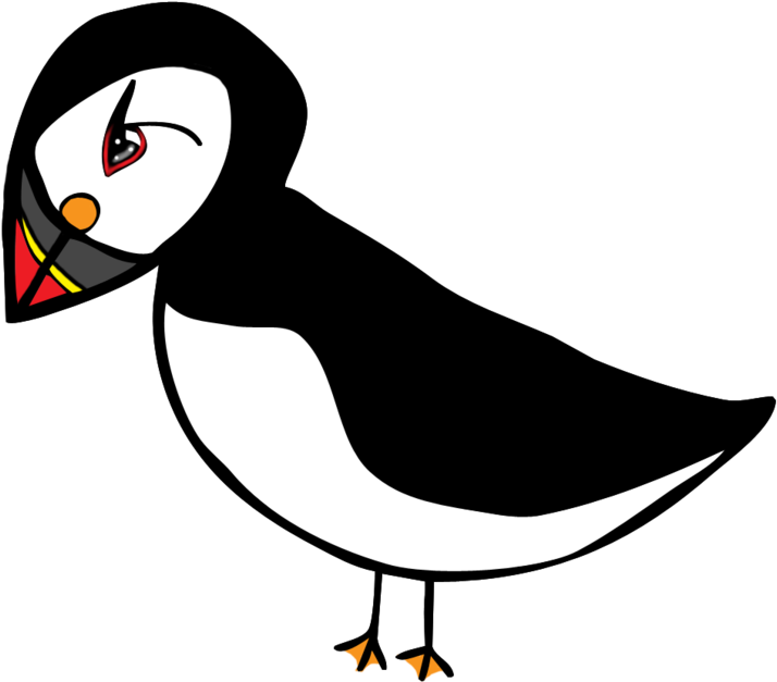 Cartoon Puffins - Puffins Clipart (1024x894)