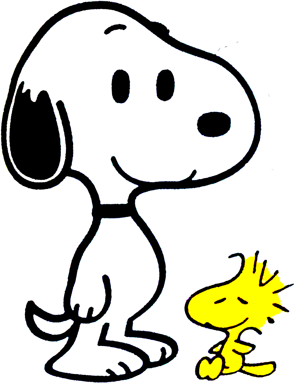 Snoopy And Woodstock - Snoopy And Woodstock Png (1030x1388)