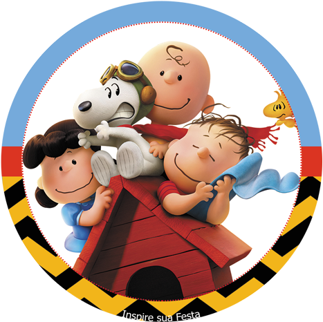 Snoopy Kit Festa Grátis Inspire Sua Festa ® - Peanuts Movie (500x500)