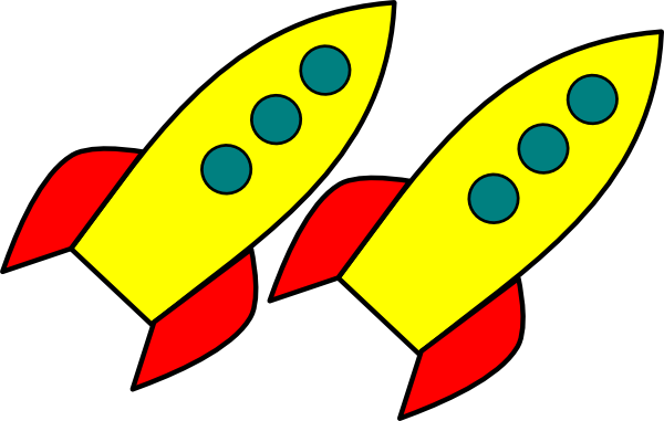 Rockets For Fluency Clip Art - Rocket Clipart (600x381)
