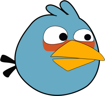 Excellent Ideas Blue Bird Clipart Image Of Angry 3003 - Blues From Angry Birds (400x369)