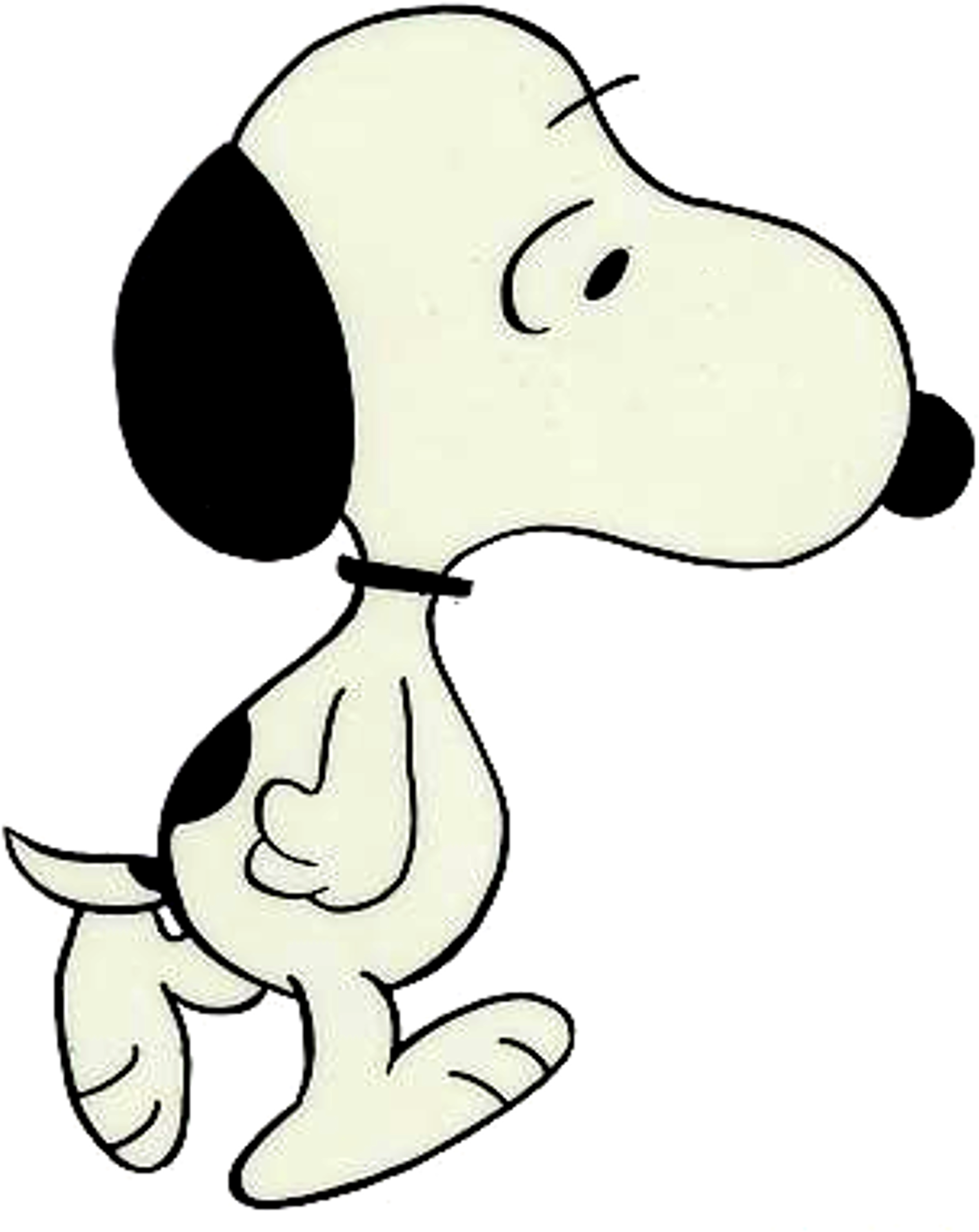 Snoopy Clipart Walking - Snoopy The Dog Png (1587x2067)