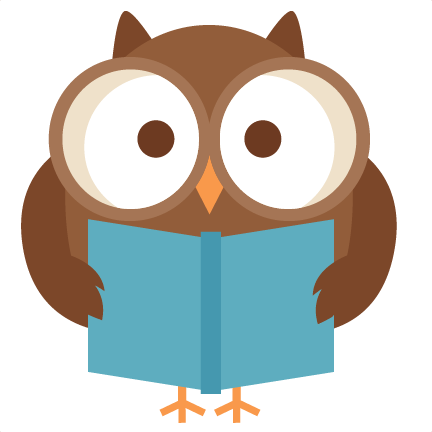 Reading Owl Svg Scrapbook Title School Svg Cut Files - Clip Art Owl Reading (432x432)