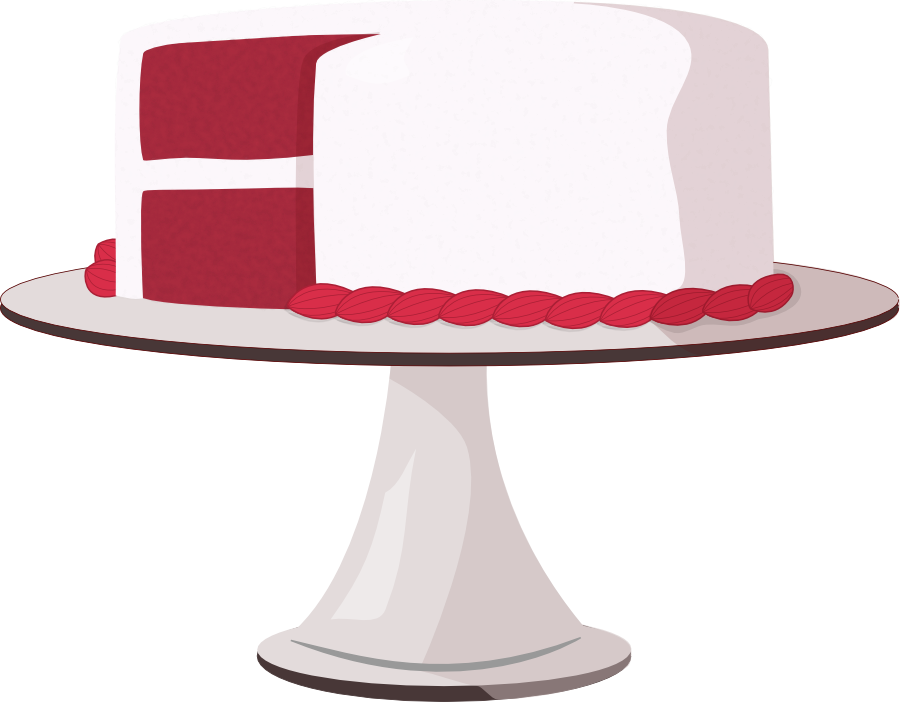 Velvet 20clipart - Red Velvet Cake Clip Art (900x702)