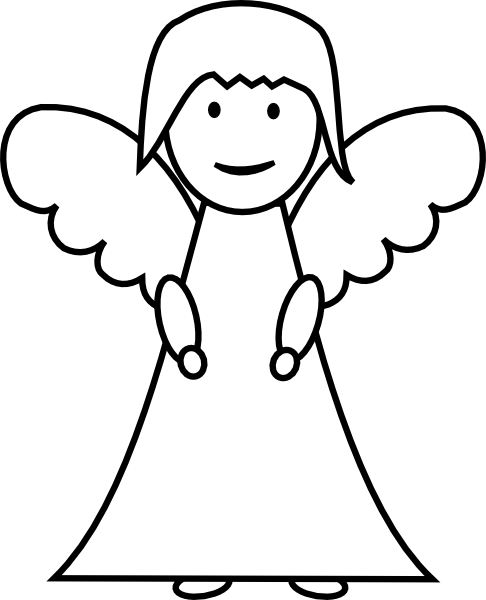 Gabriel Cherub Angel Free Content Clip Art - Clip Art (486x600)