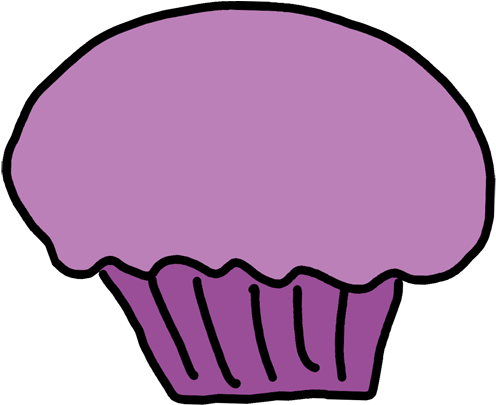 Color Cupcake Cliparts - Cupcake (508x423)