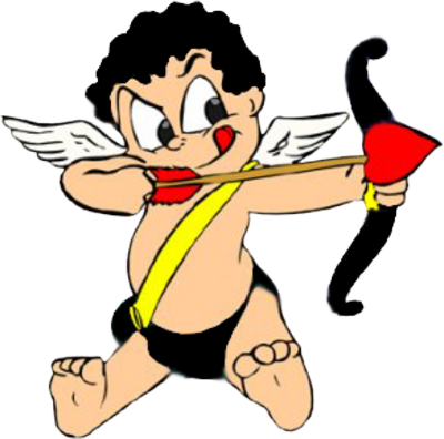 Cupid Clipart Transparent - Cupid Transparent (400x396)