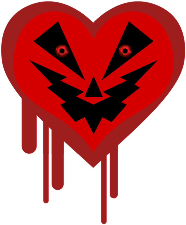 Anti-valentine/heart O Lantern Symbol 23 By Nightmarebear87 - Heartbleed (817x978)
