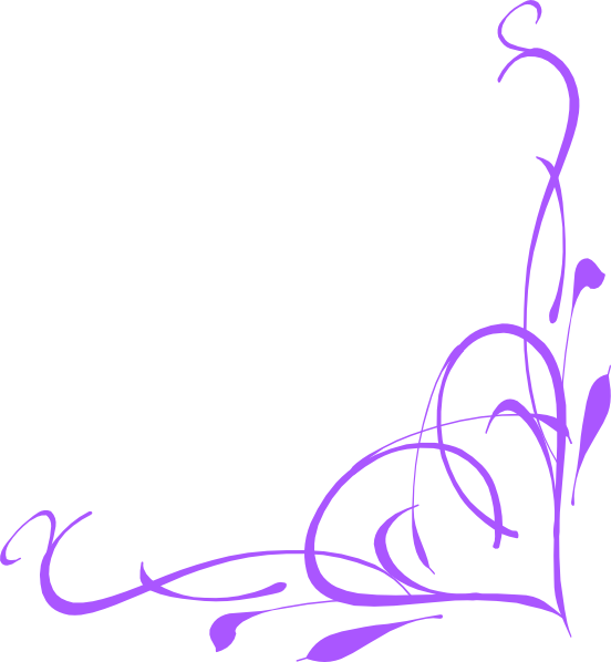 Corner Heart Swirl Clip Art At Clker - Need A Wheelbarrow: For My Book Collection Journal (552x598)