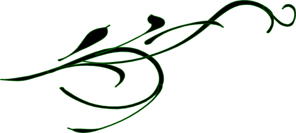 Swirl Clip Art Free Clipartfest - Green Leaf Border Clip Art (600x270)