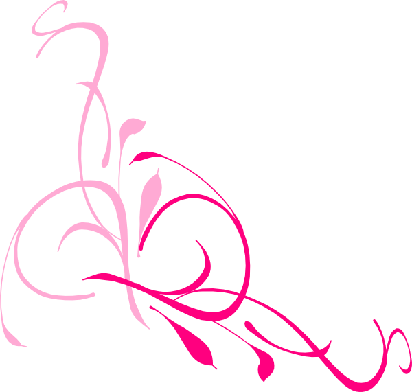 Swirl Clipart Cute - Vine Clip Art (600x571)