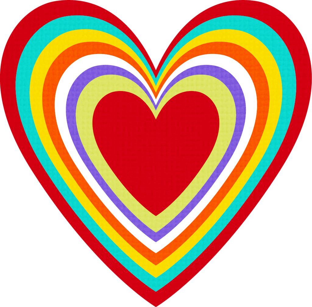 Colors Cute Heart - Heart (1024x1007)