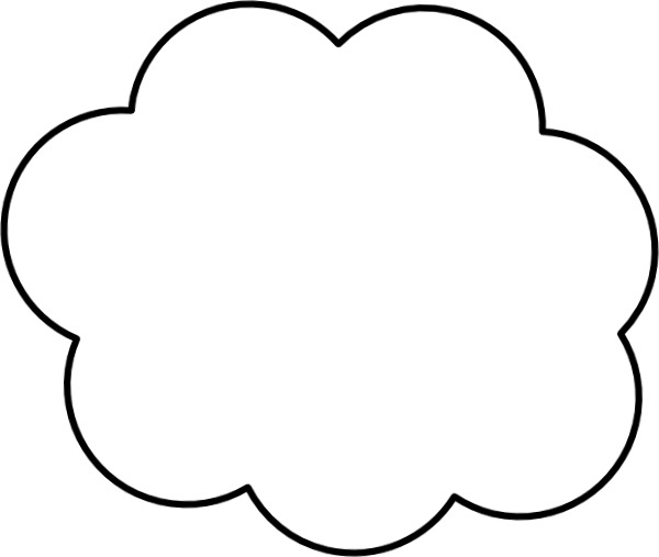 Clipart Clouds Png Cartoon Cloud Free Download Clip - Cartoon Cloud Transparent Png (600x507)