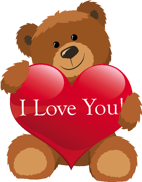 Happy Valentine Quotes Red Love Hearts Flowers Roses - Teddy Bear Love Png (1247x1600)