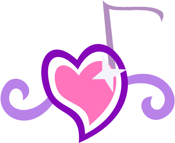 Clipart Info - Musical Note Cutie Marks (600x520)