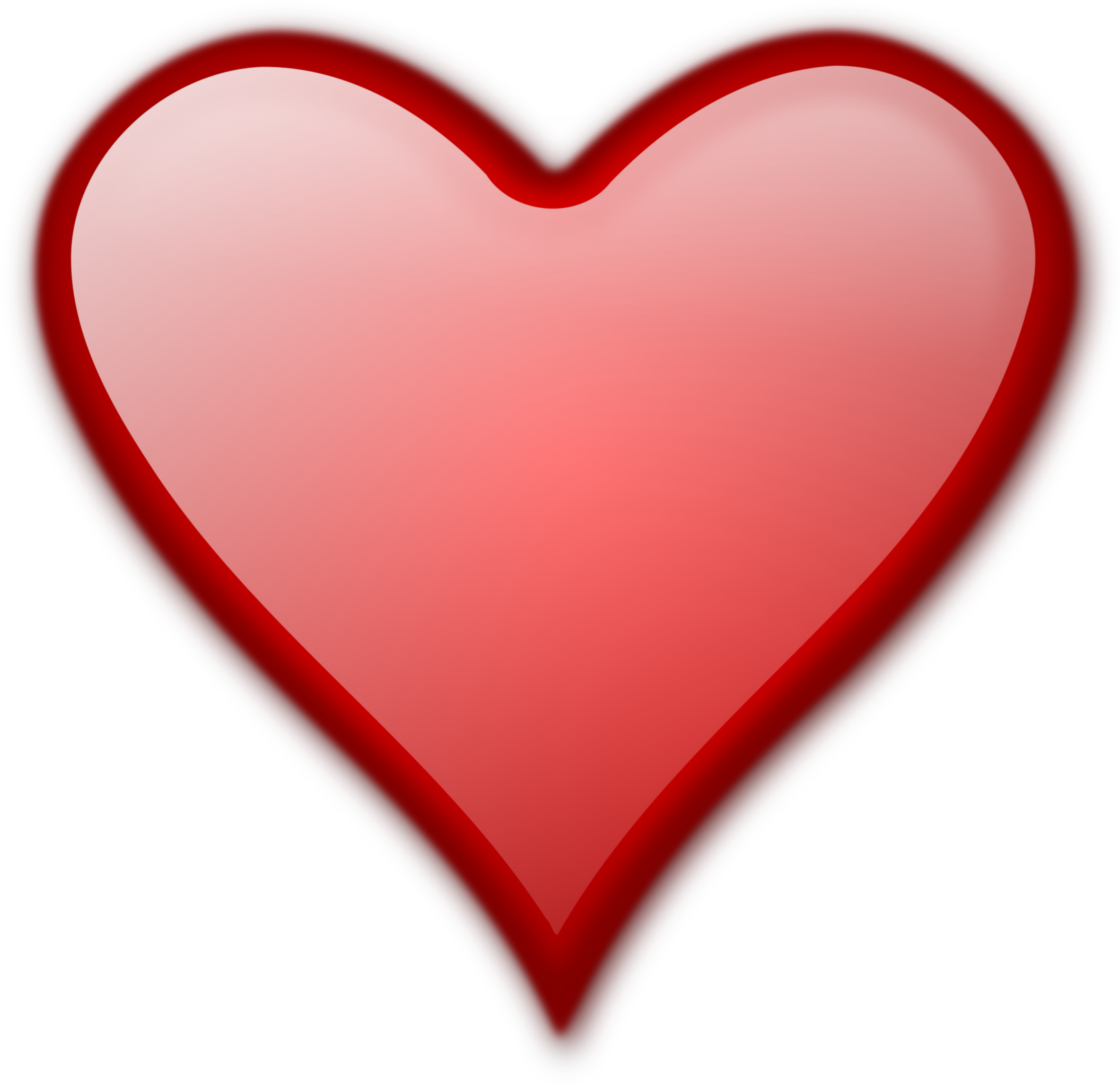 Big Image - Heart Sticker Transparent Background (2377x2400)