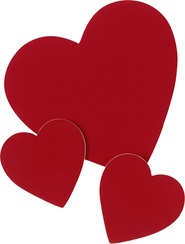 Clipart Heart - Dia De Los Enamorados (380x500)