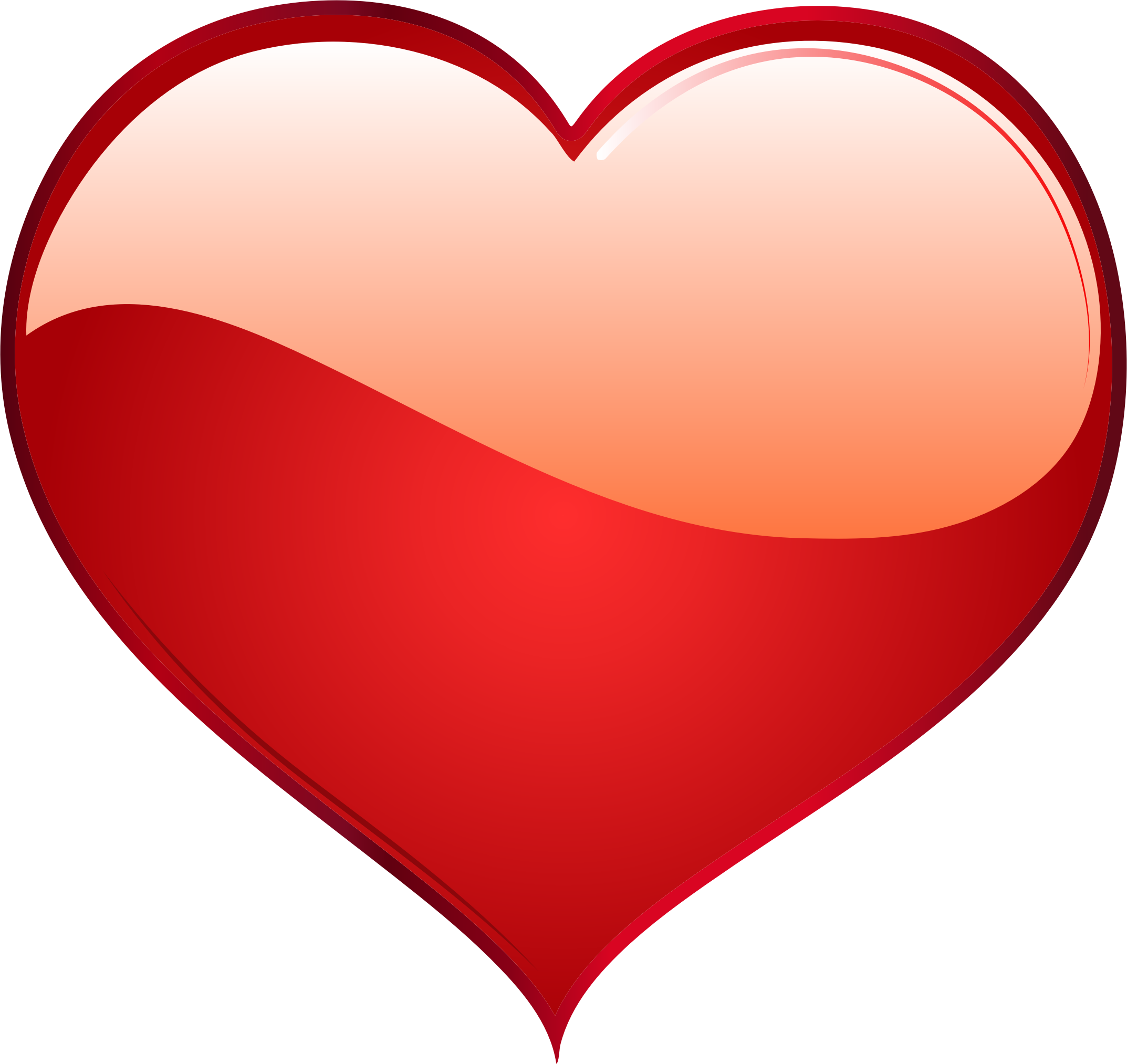 Big Red Heart Picture - Tierno Imagenes De Amor (2146x2026)
