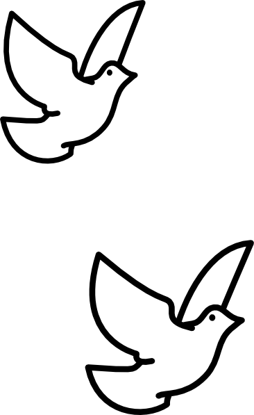 Baptism Dove Clip Art - Dove Clip Art Png (366x597)