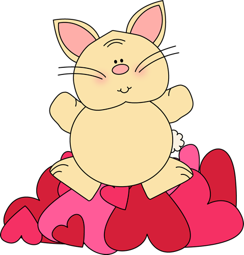 Bunny Love - Cute Bees In Love Clipart Cartoon (479x500)