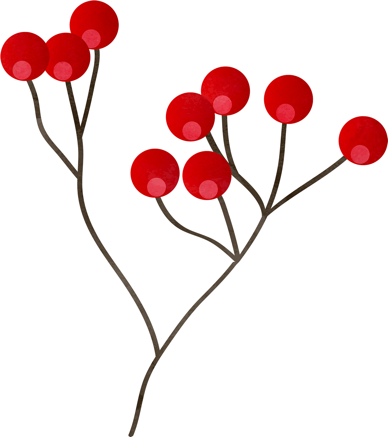 Frutti Di Bosco Berry Clip Art - Red Berries Png (1318x1500)