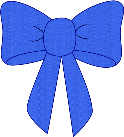 Bluebow Clip Art - Blue Ribbon Clipart (600x600)