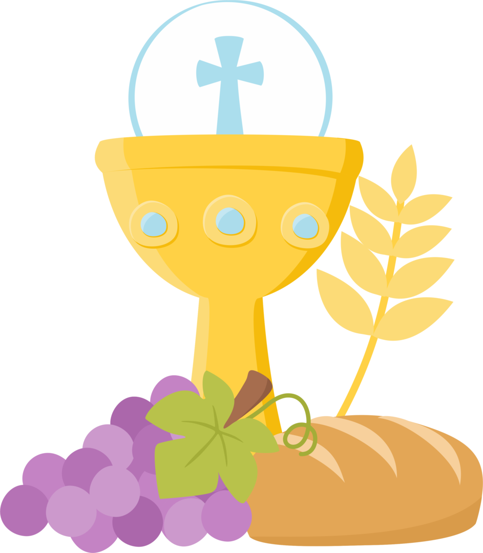 Grafos-communiongirl7 - Descarga - 4shared - Tati Ogas - First Communion Clip Art (943x1080)