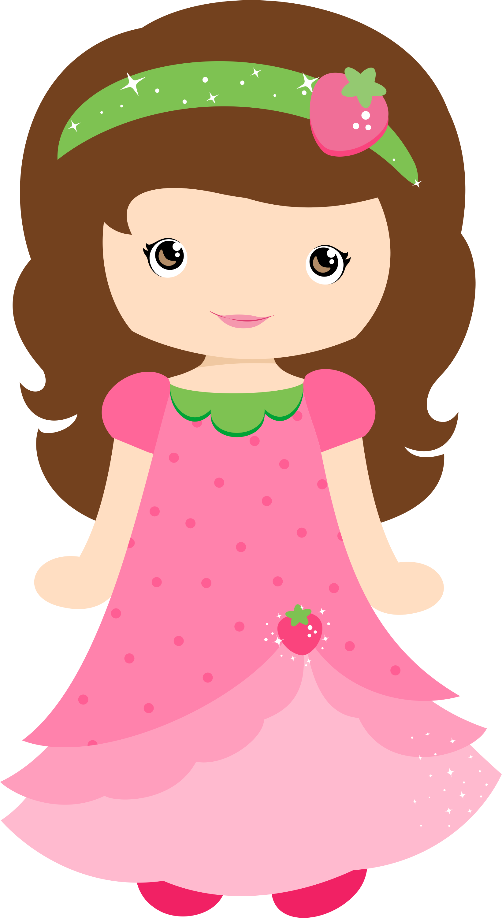 Moranguinho - Grafos-strawberrygirl6 - Minus - Clipart - Minus Pinterest Png (1641x3001)