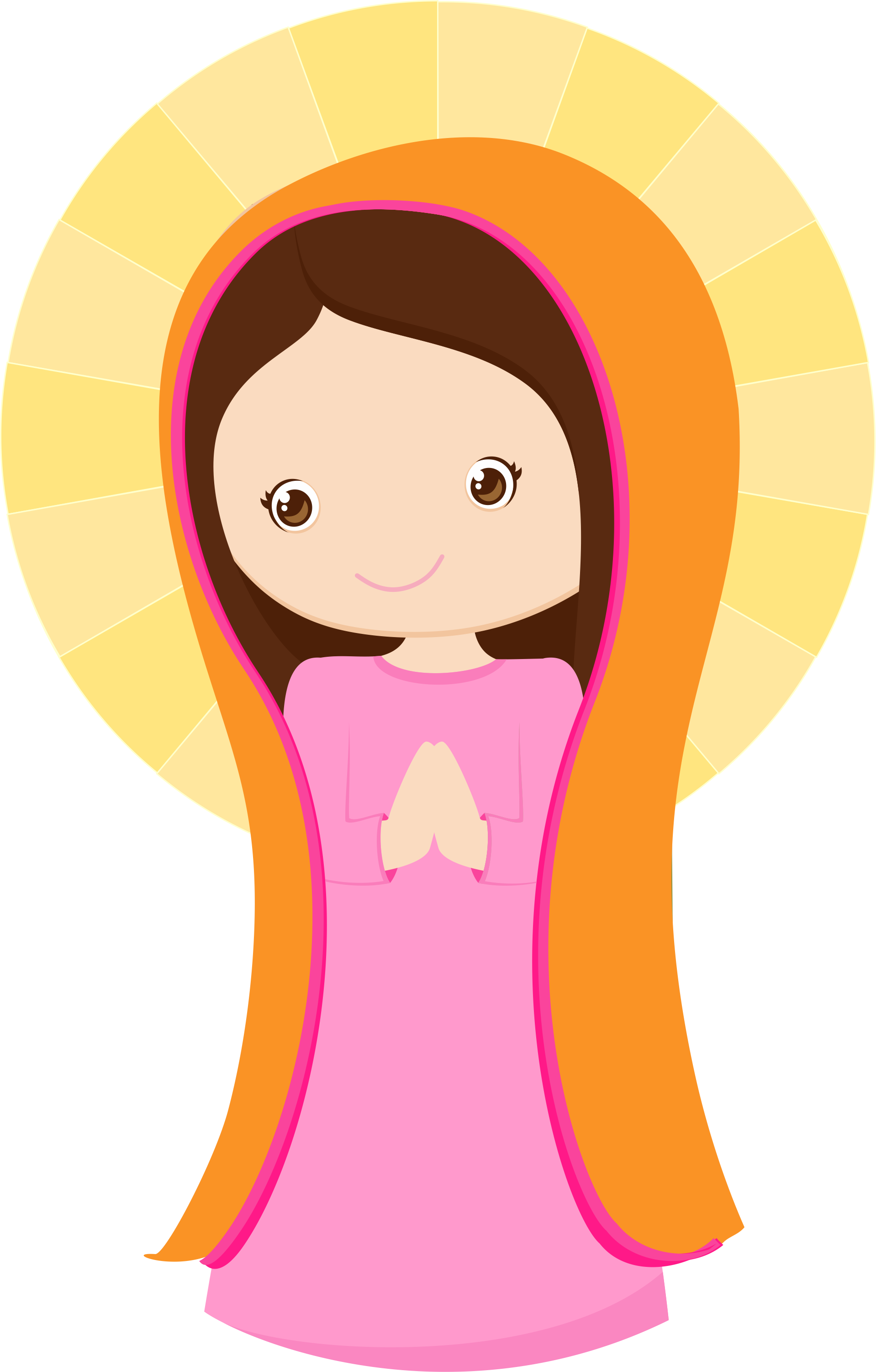 Clip Artcraftbaptism - Maria Caricatura (1918x3002)