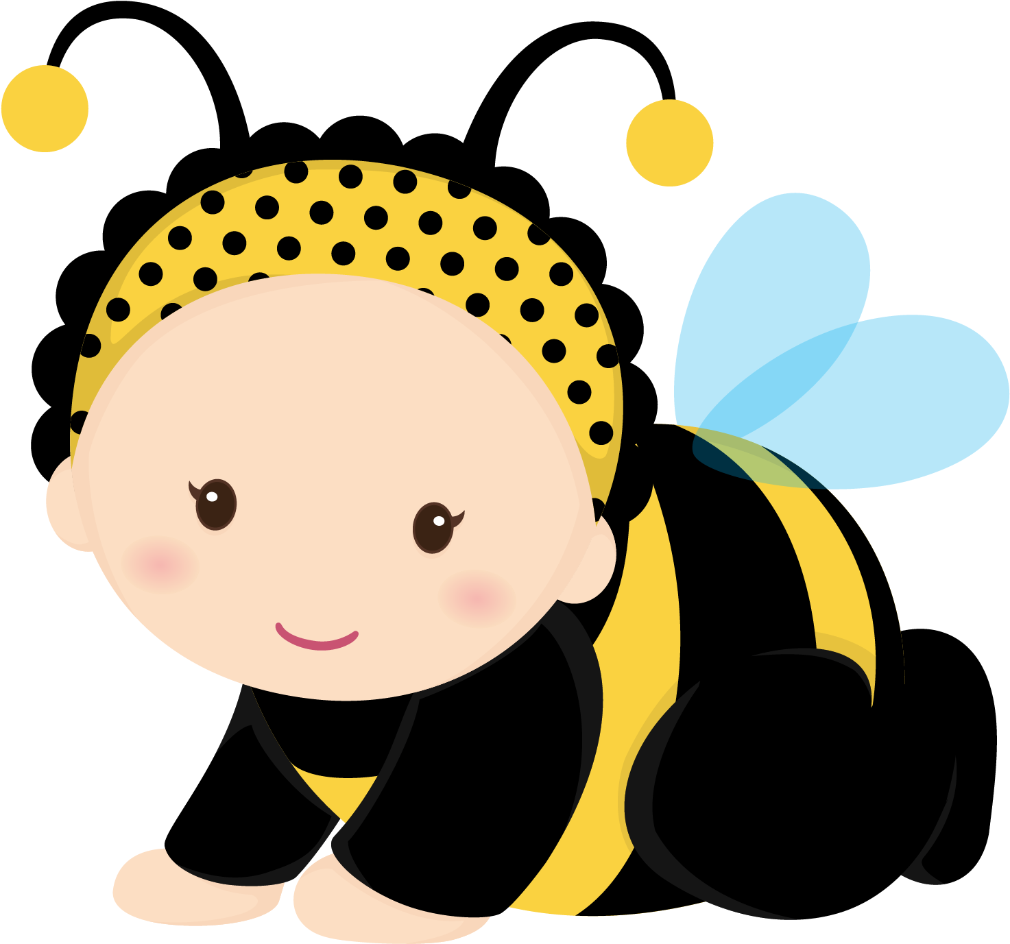 Ca 108-04 - Abelhinha Baby Png (1500x1500)