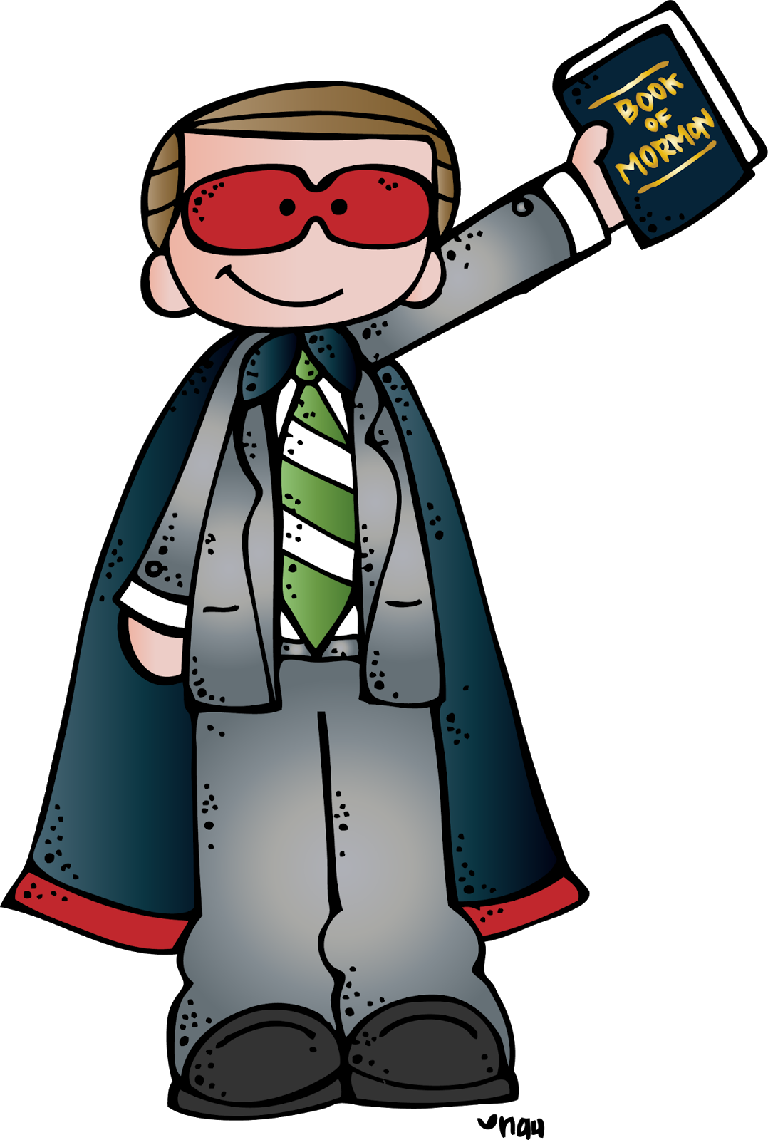Cool Clip Art-melonheadz Lds Illustrating - Lds Scripture Heroes Clipart (1078x1600)