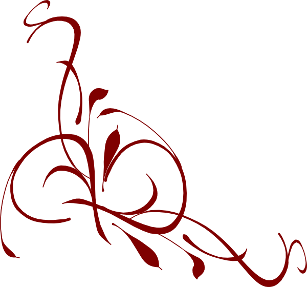 burgundy rose clipart christmas