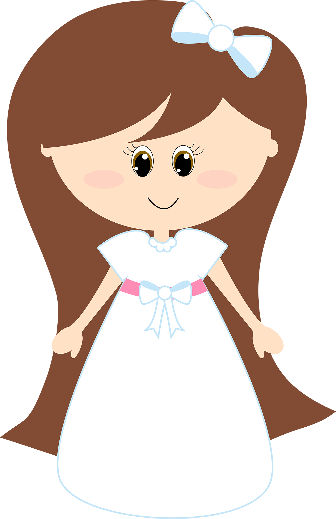 First Communion Minus - First Communion Girls Vector (1295x2000)